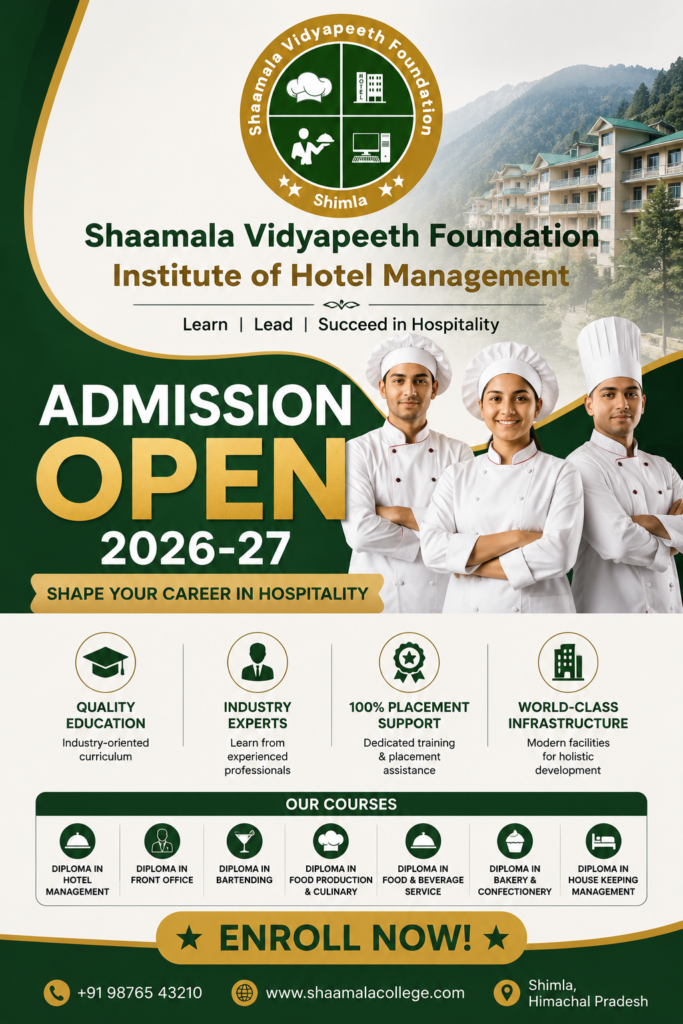 Hotel Management College in Shimla