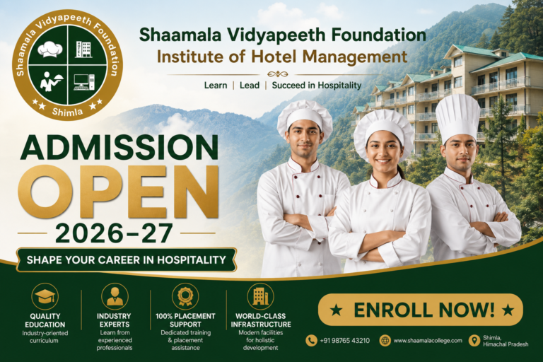 Hotel Management College in Shimla Courses